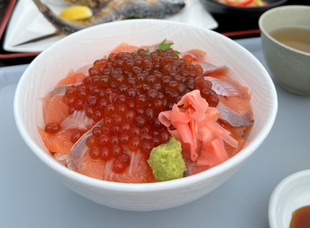 ポロピナイカンパニー　チップと鮭のイクラ丼